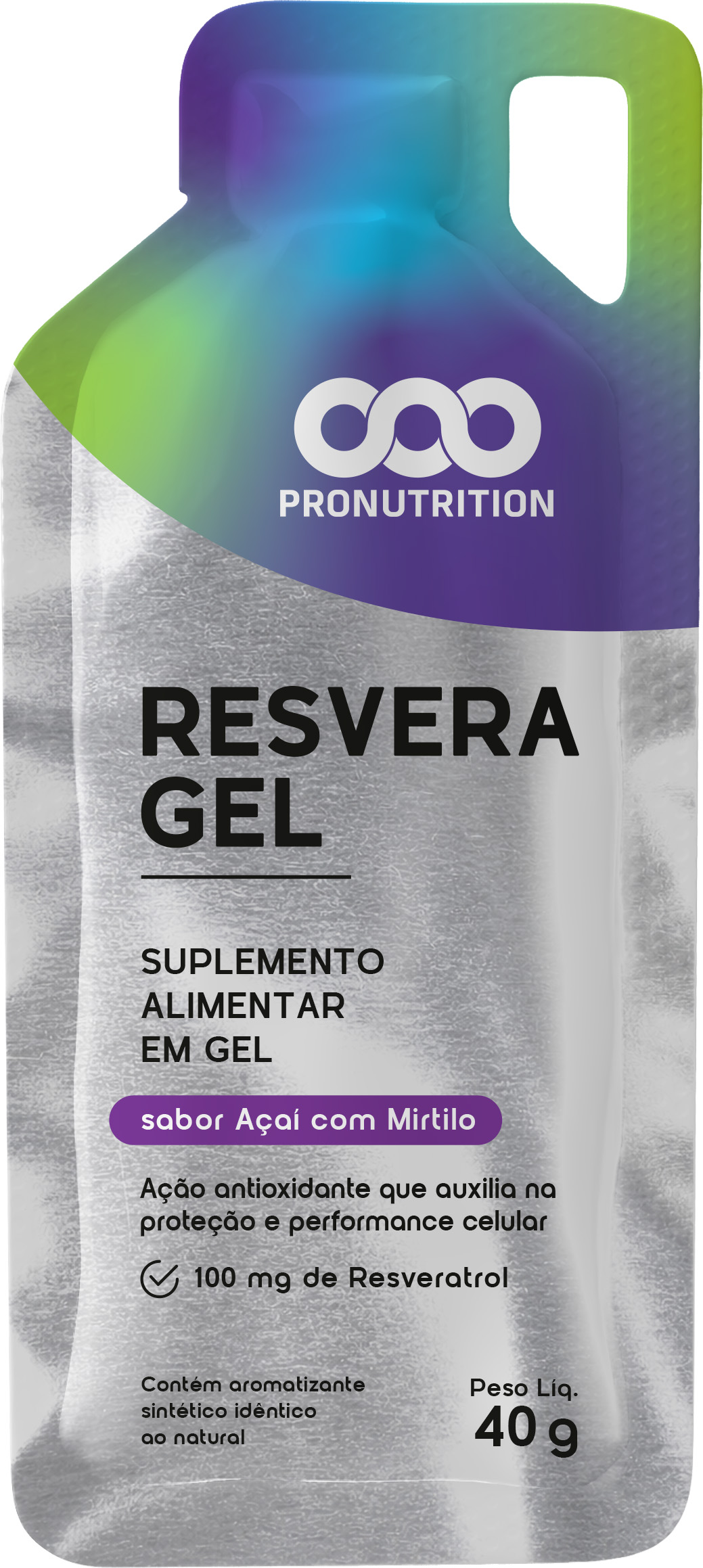 Resvera Gel - Sabor Mirtilo+Açaí - KIT c/ 10 - Imagem 4